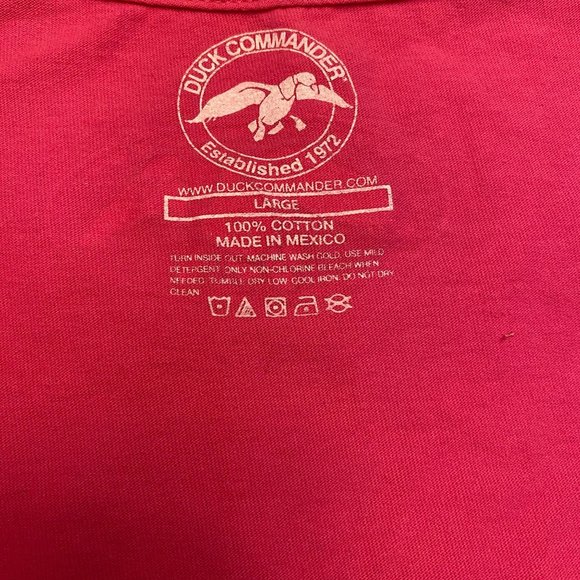 Duck Commander Tee Large Signed Biblical Quote From Psalms 40:4 - Picture 6 of 6